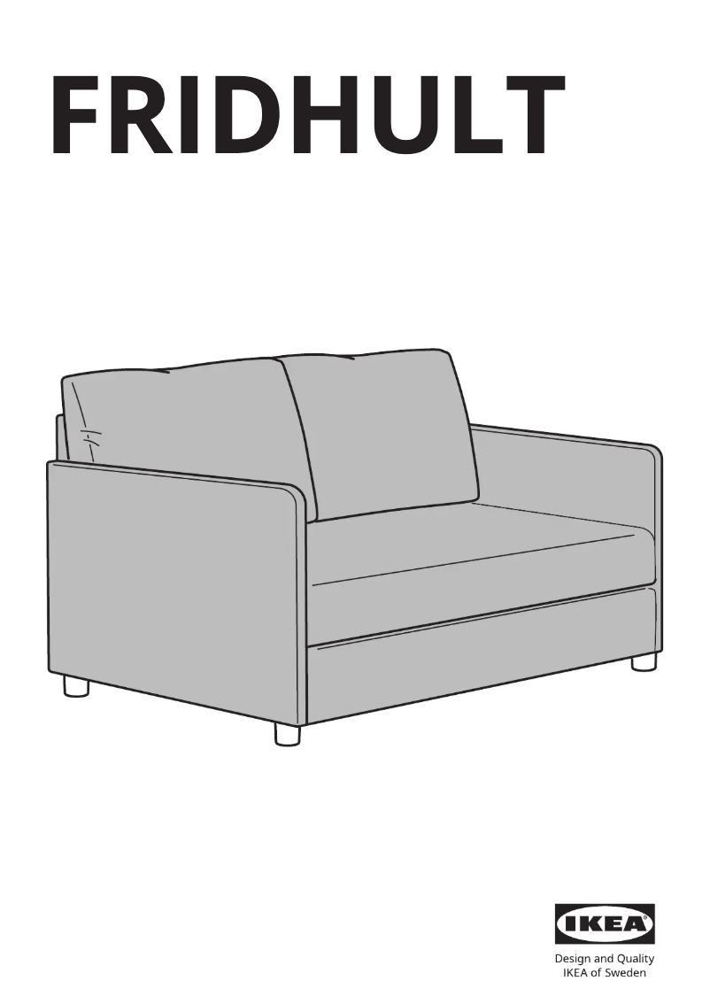 Page 1 de la notice Manuel utilisateur Ikea FRIDHULT 703.517.25