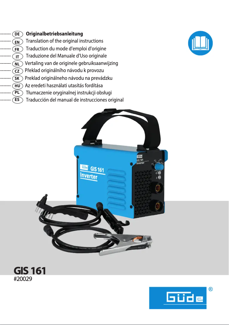 Image de la première page du manuel de l'appareil GIS 161