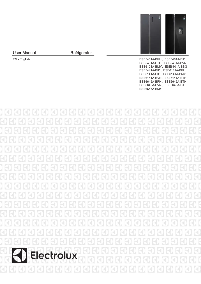 Page 1 de la notice Manuel utilisateur Electrolux ESE5441A-B