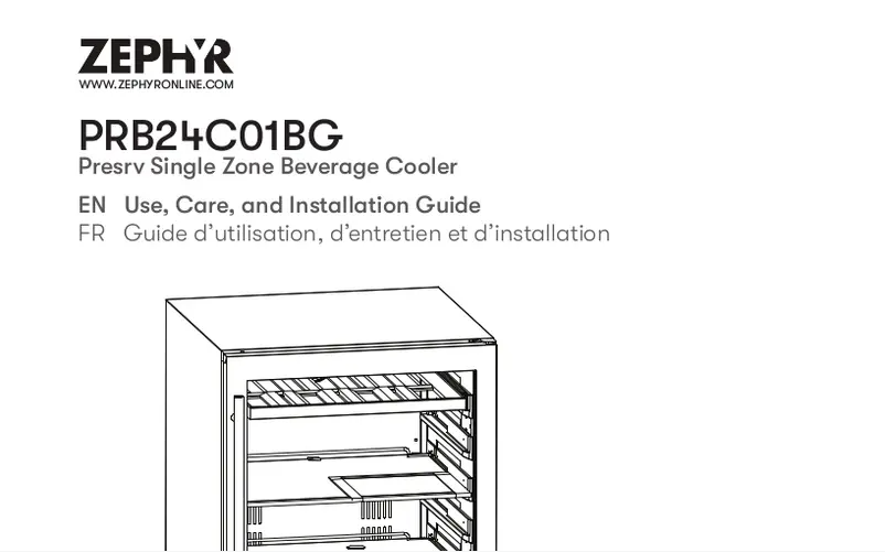 Page n°1 - Manuel utilisateur Zephyr PRB24C01BG