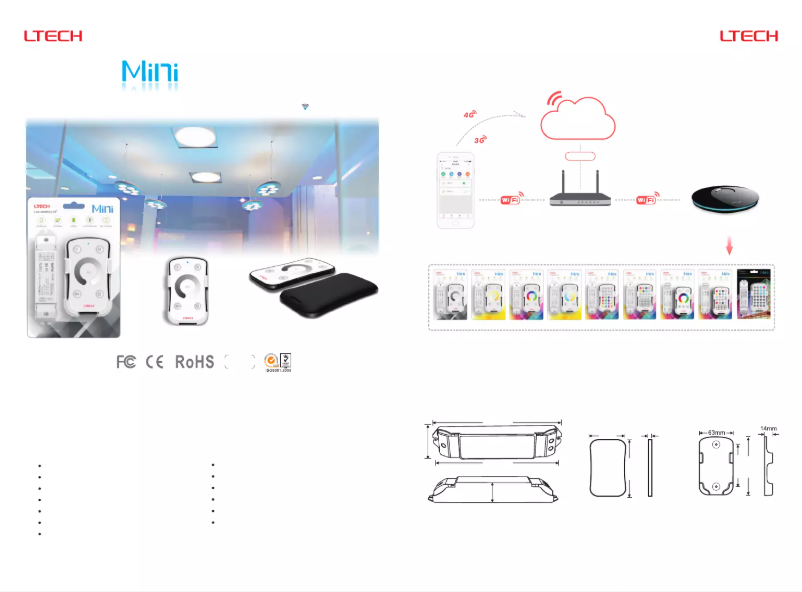 Page n°1 - Manuel utilisateur Ltech CHLSC13