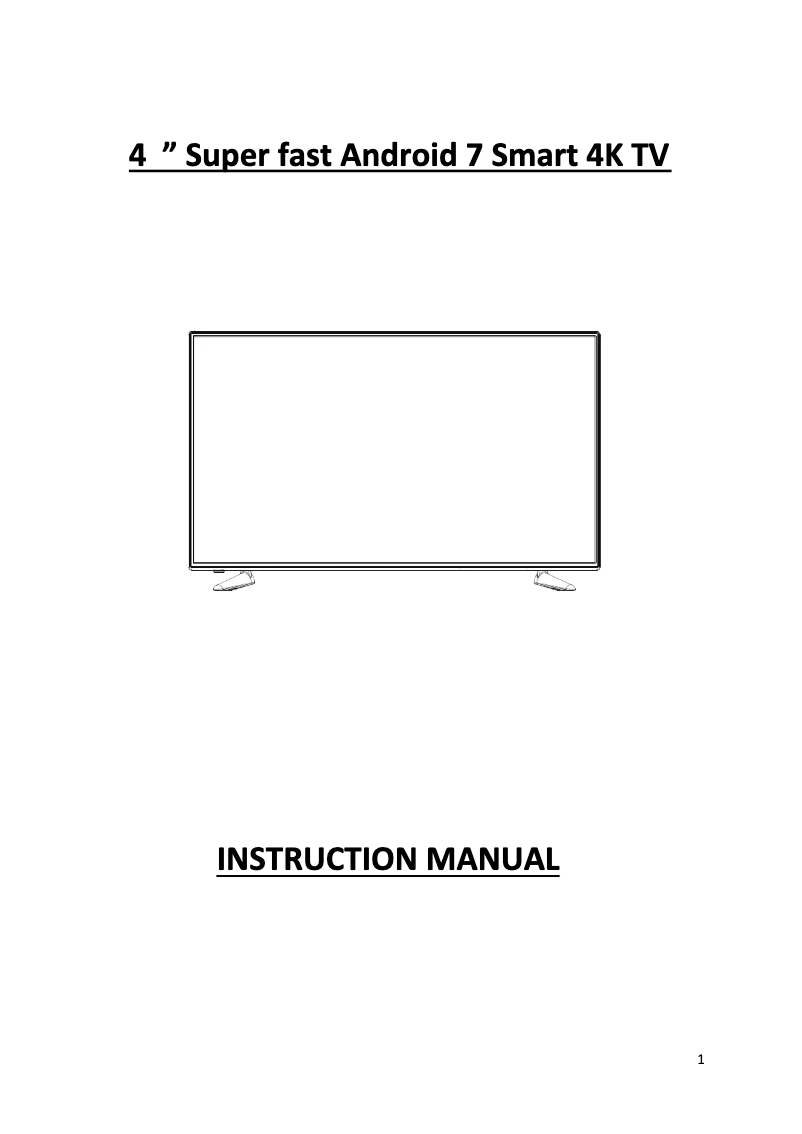 Page n°1 - Manuel utilisateur Cello C43SFS4K