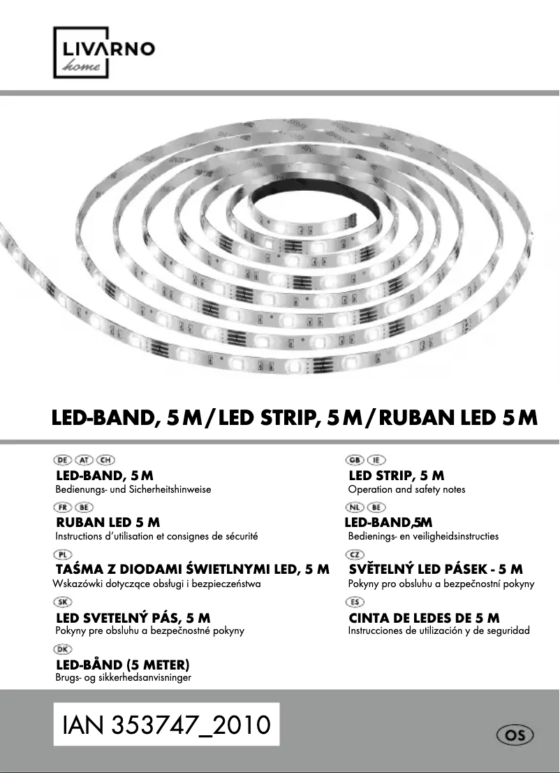 Página 1 del manual Manual de usuario Livarno Lux IAN 373565
