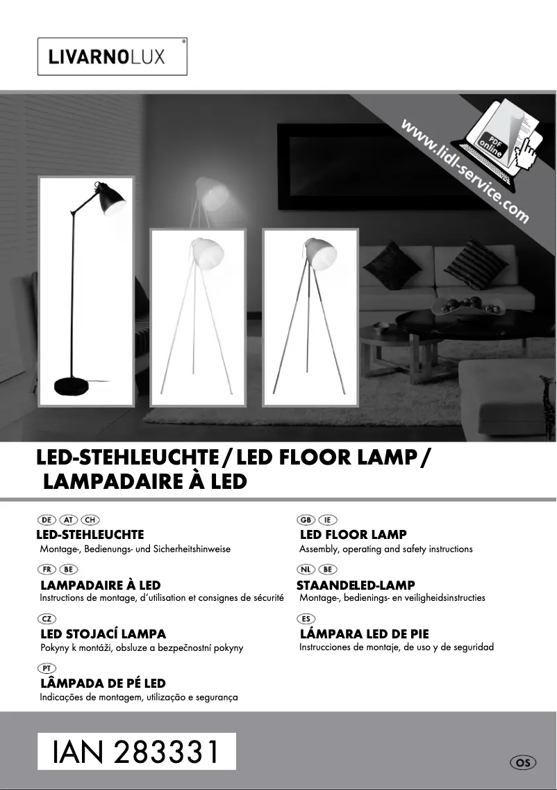 Image de la première page du manuel de l'appareil IAN 283331