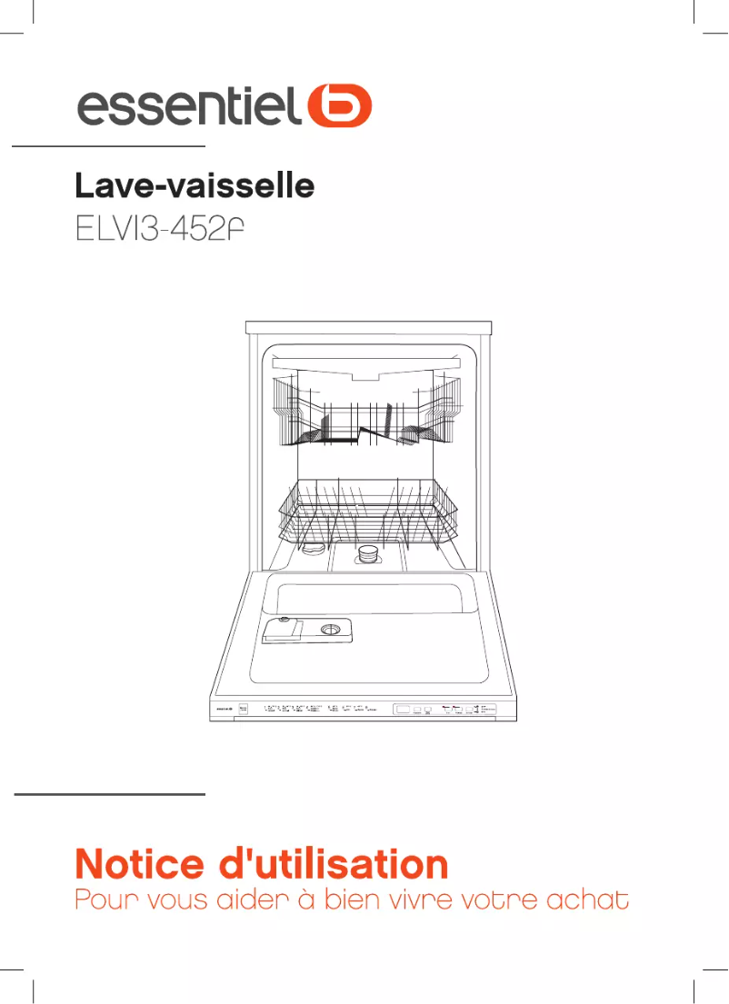 Image de la première page du manuel de l'appareil ELVI3 452f