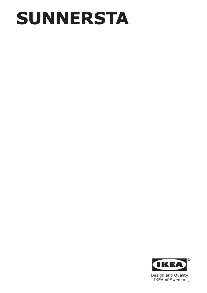 Image de la première page du manuel de l'appareil SUNNERSTA