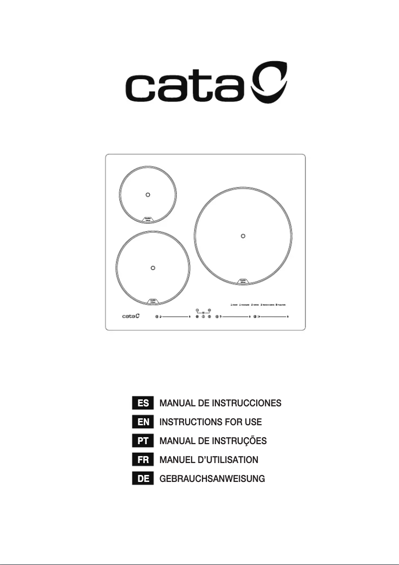 Page 1 de la notice Manuel utilisateur CATA IB 6303 BK