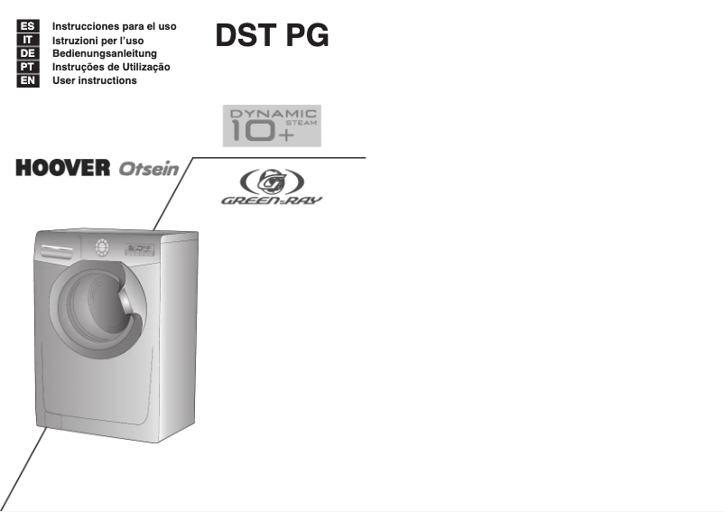 Image de la première page du manuel de l'appareil DST 10146PG-37