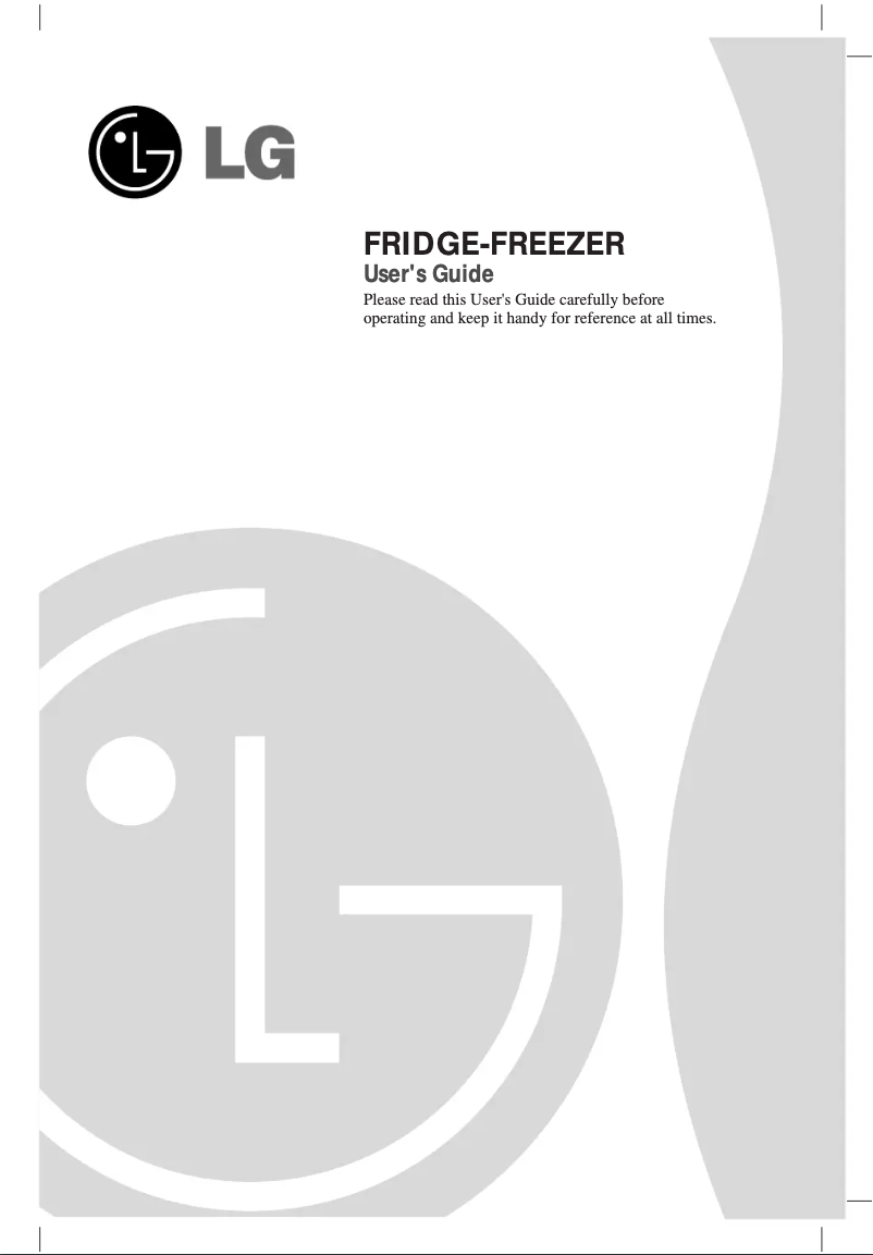 Image de la première page du manuel de l'appareil GRF459BBQA