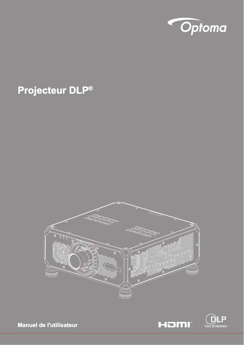 Page n°1 - Manuel utilisateur Optoma ZU1700