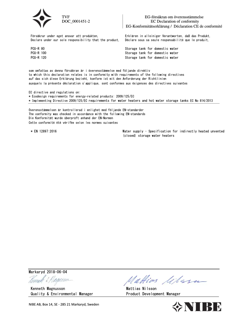 Image de la première page du manuel de l'appareil PCU-R 80