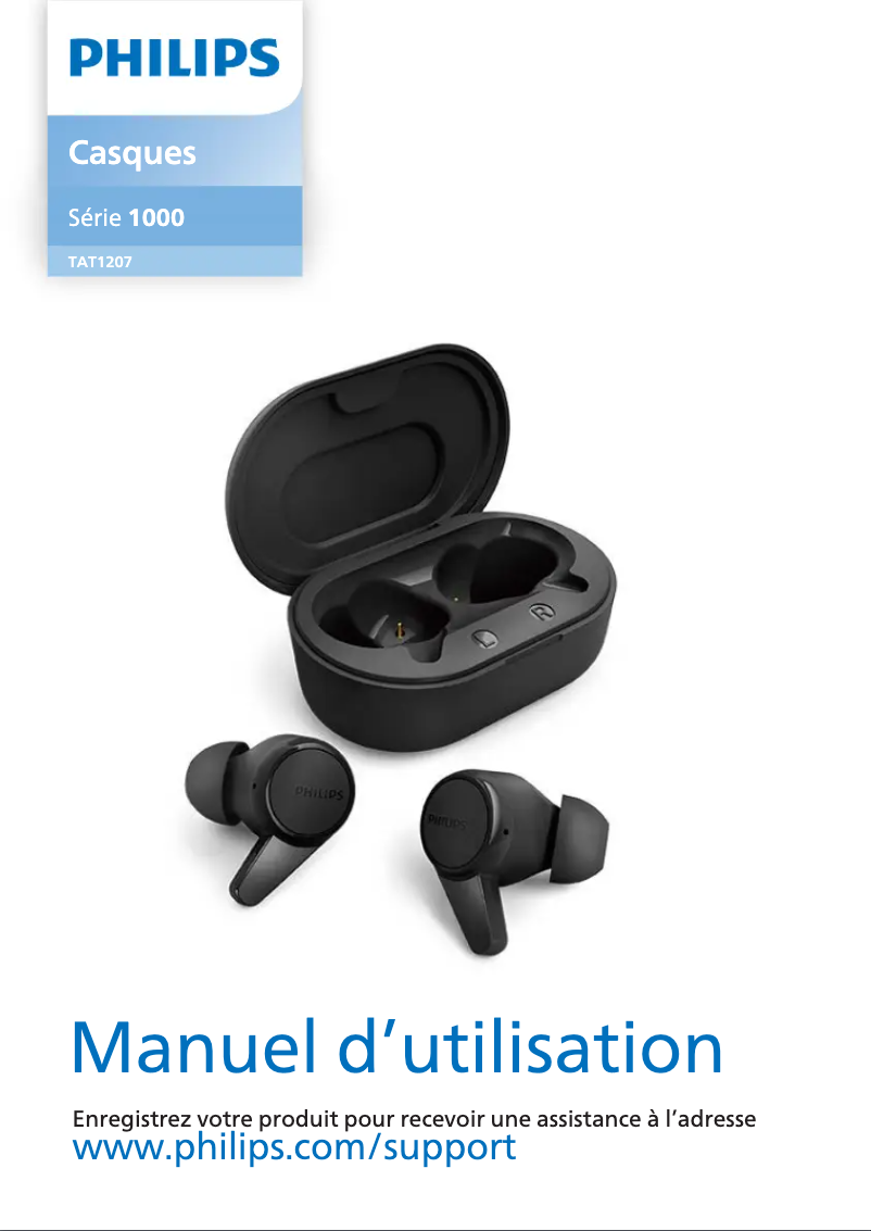 Page 1 de la notice Manuel utilisateur Philips TAT1207