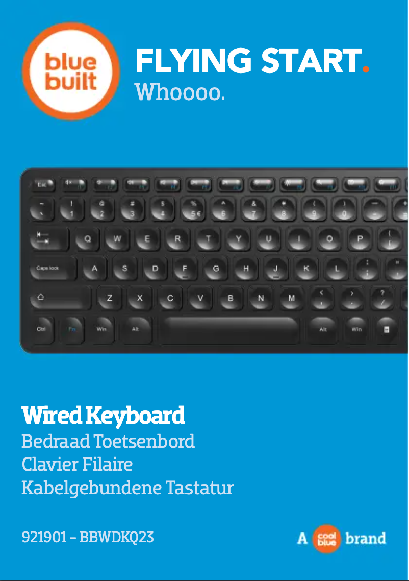 Image de la première page du manuel de l'appareil BBWDKQ23