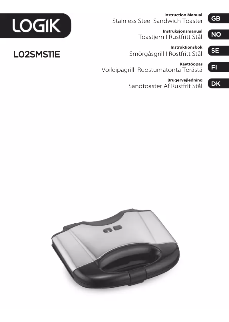 Image de la première page du manuel de l'appareil L02SMS11E