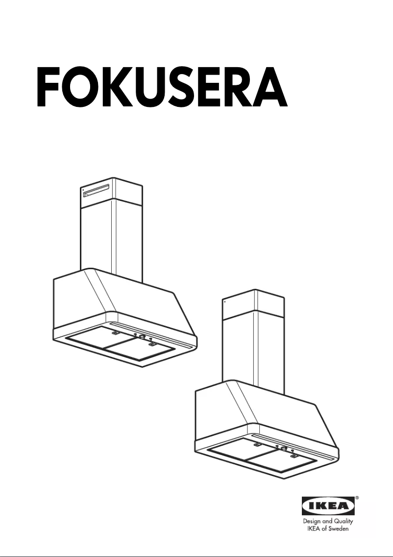 Image de la première page du manuel de l'appareil FOKUSERA