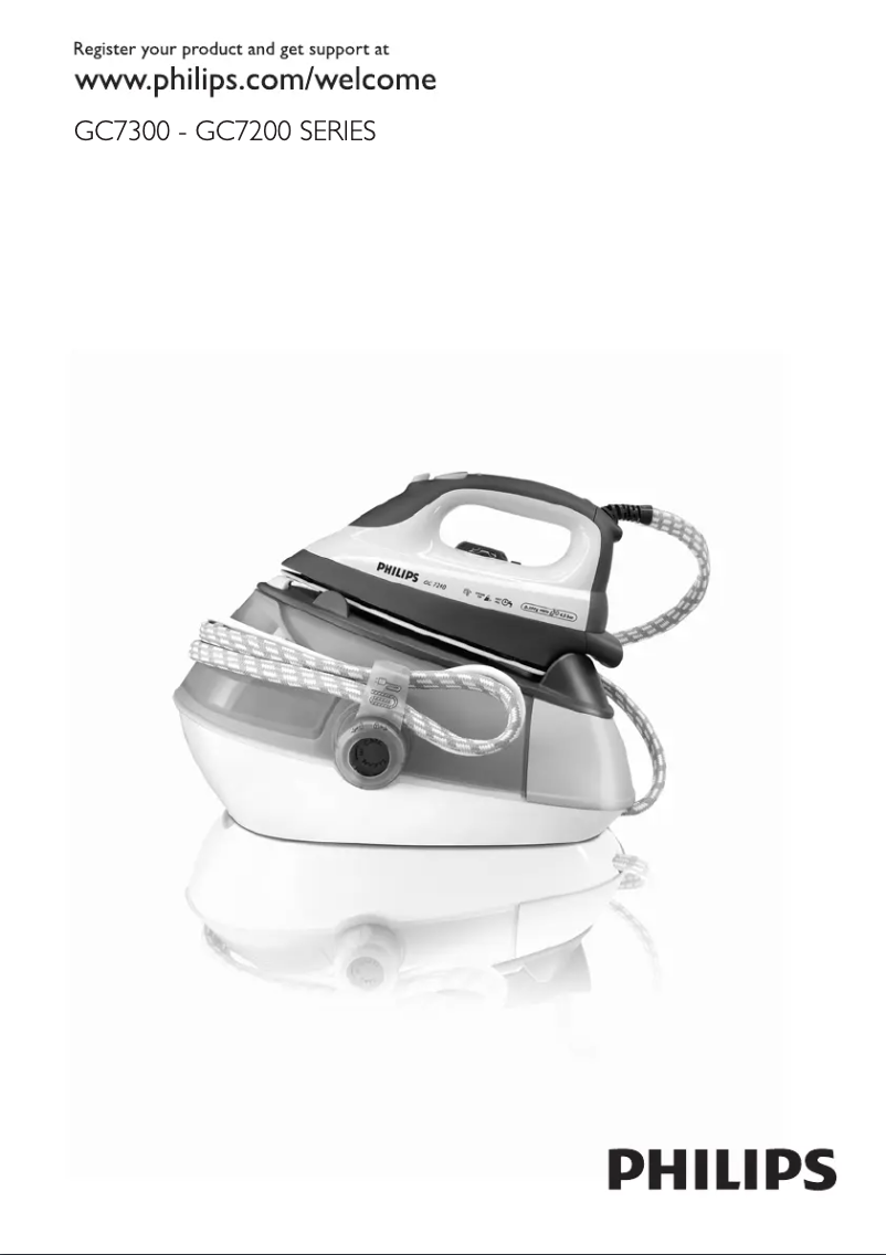 Image de la première page du manuel de l'appareil SteamGlide GC7240