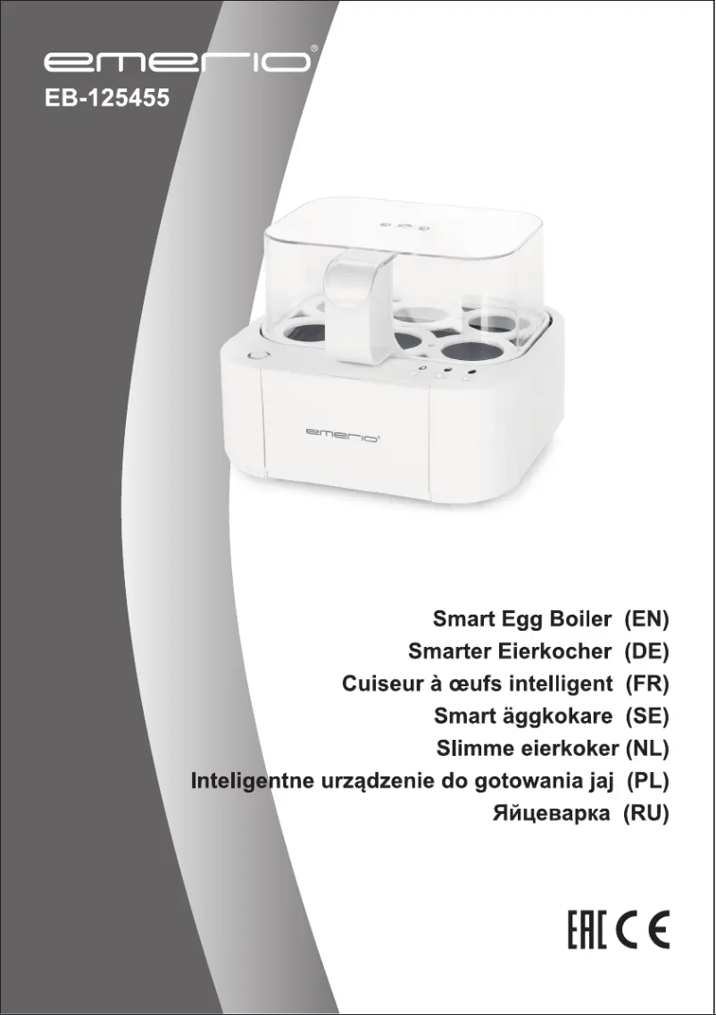 Page n°1 - Manuel utilisateur Emerio EB-125455