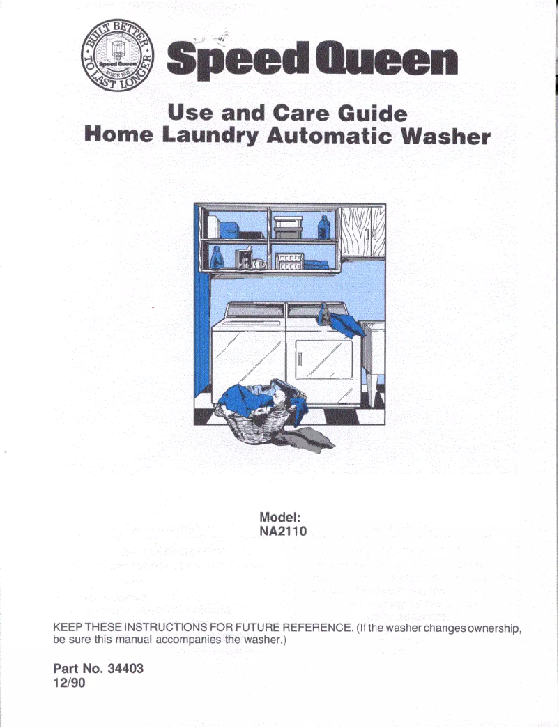 Image de la première page du manuel de l'appareil NA2110W