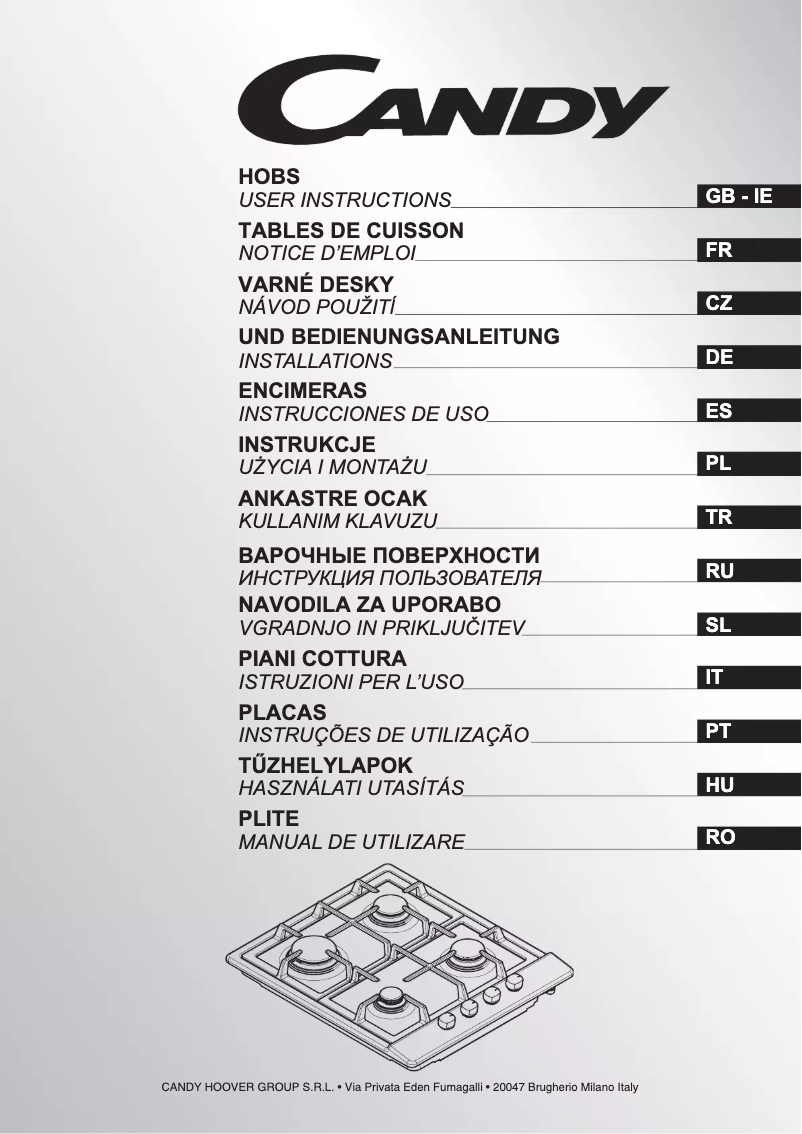 Image de la première page du manuel de l'appareil CLGC 64 SPGH