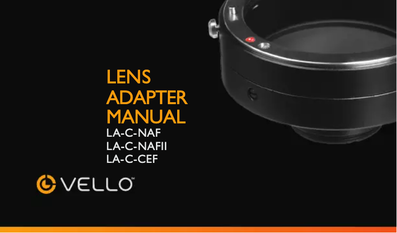 Image de la première page du manuel de l'appareil LA-C-NAF II