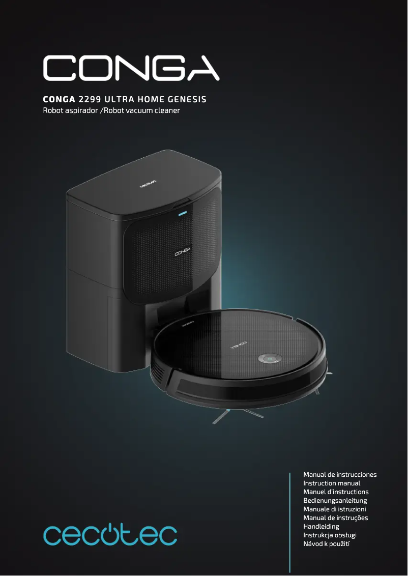 Page 1 de la notice Manuel utilisateur Cecotec Conga 2299 Ultra Home Genesis
