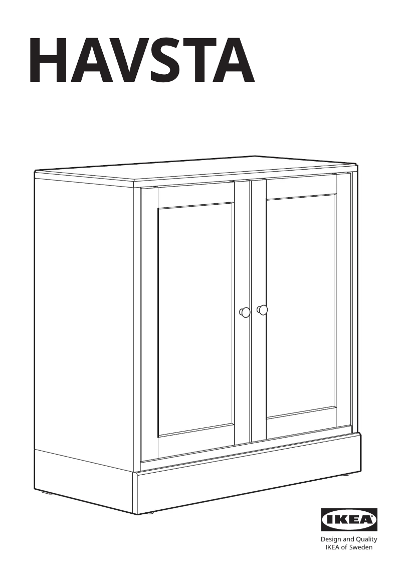 Imagen de la primera página del manual del dispositivo HAVSTA 103.886.23