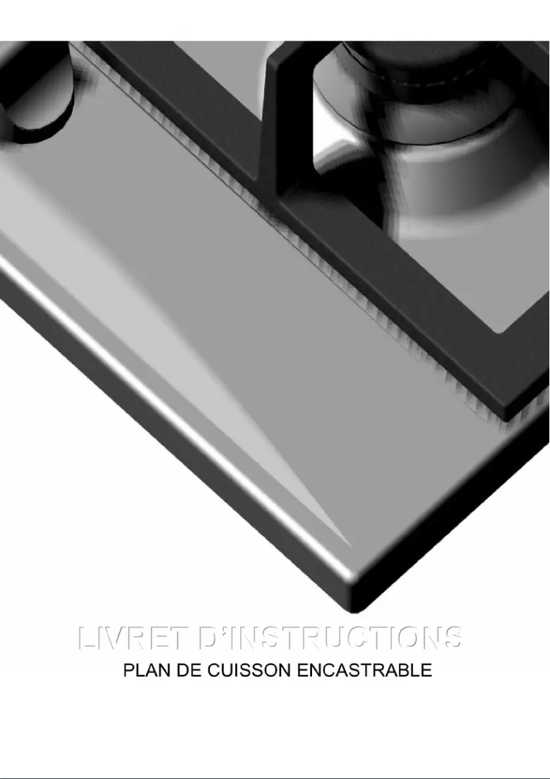 Page n°1 - Manuel utilisateur Glem Gas GT755WH