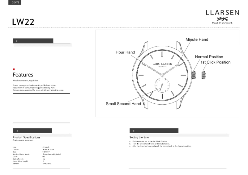 Image de la première page du manuel de l'appareil MADS 122RBBL