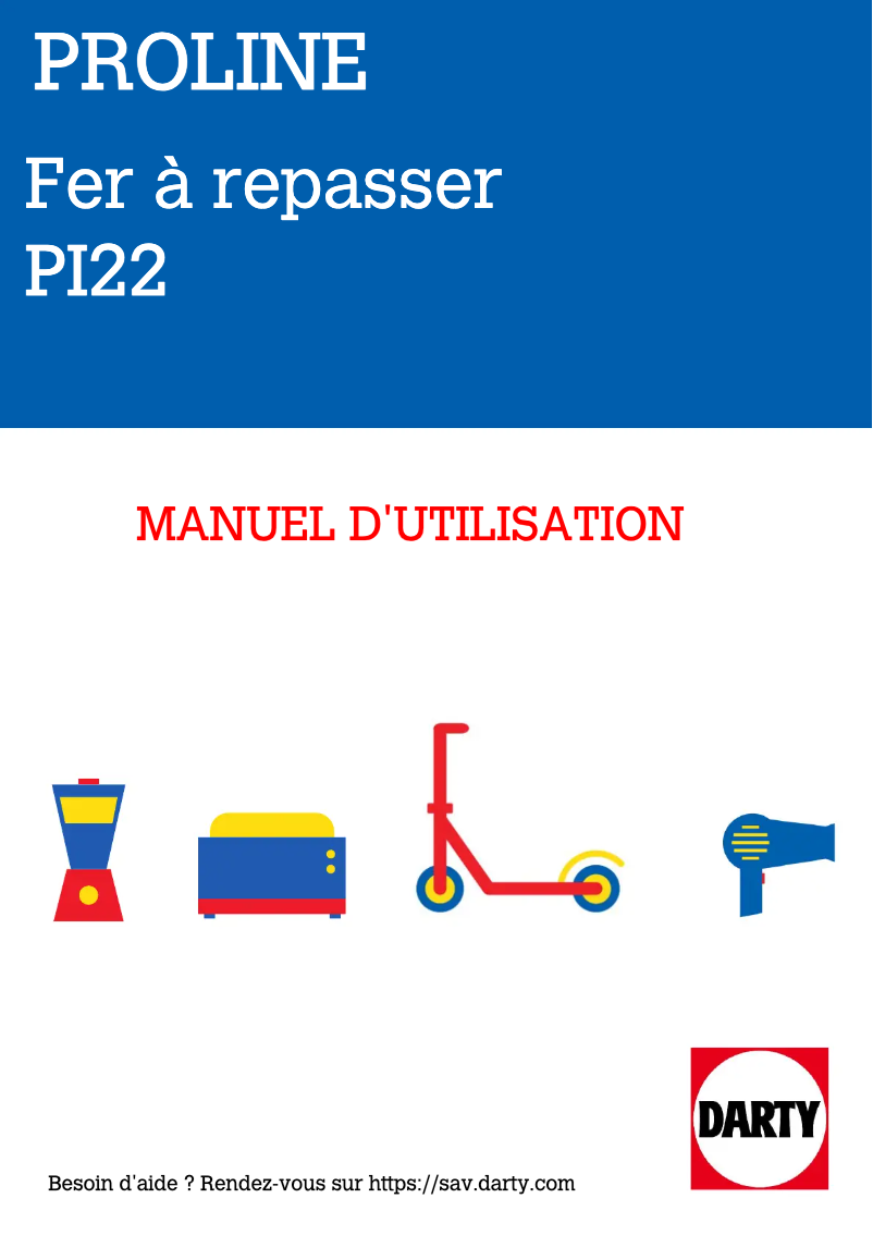 Image de la première page du manuel de l'appareil PI22