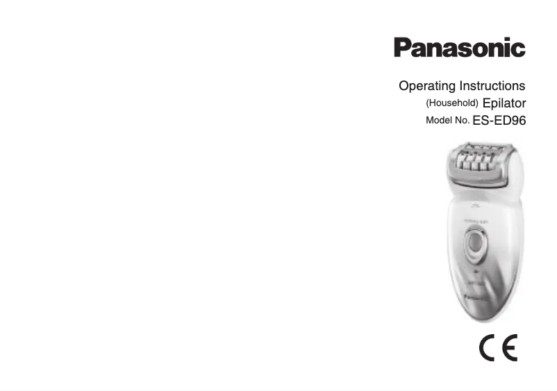 Page n°1 - Manuel utilisateur Panasonic ES-ED96