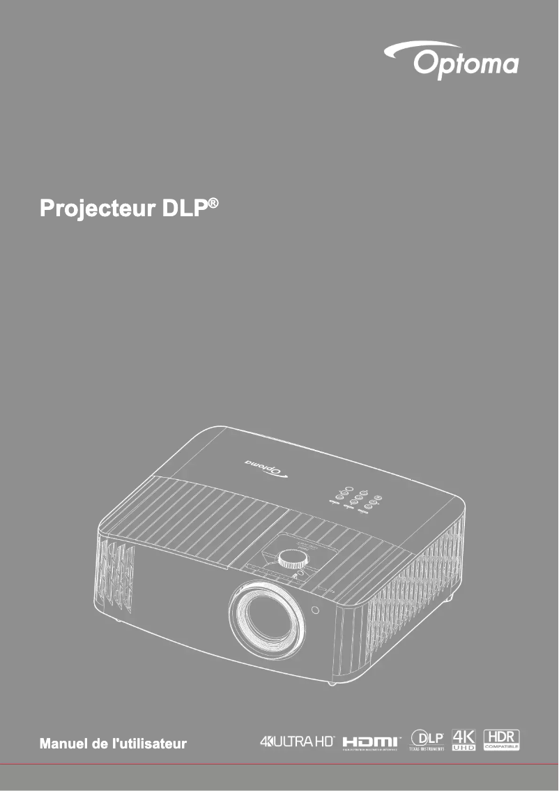 Image de la première page du manuel de l'appareil UHD42