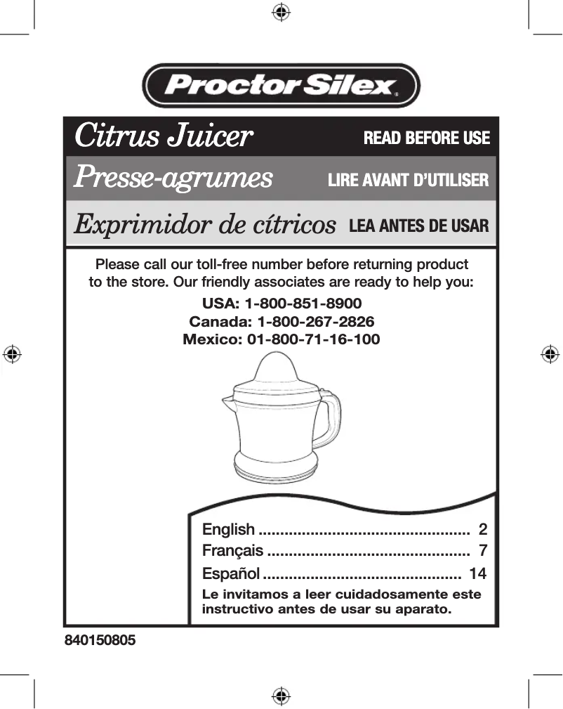 Image de la première page du manuel de l'appareil 66331