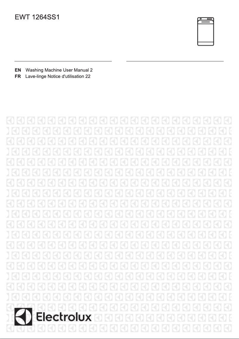 Page 1 de la notice Manuel utilisateur Electrolux EWT1264SS1