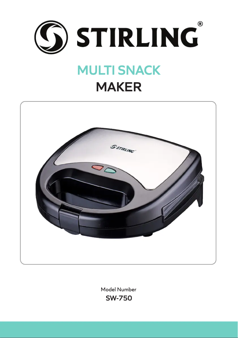 Page 1 de la notice Guide de démarrage rapide Stirling SW-750