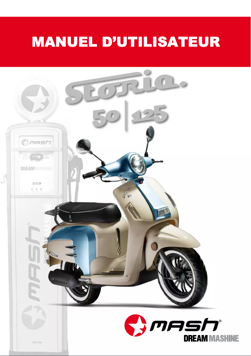 Página 1 del manual Manual de usuario Mash Storia 50cc