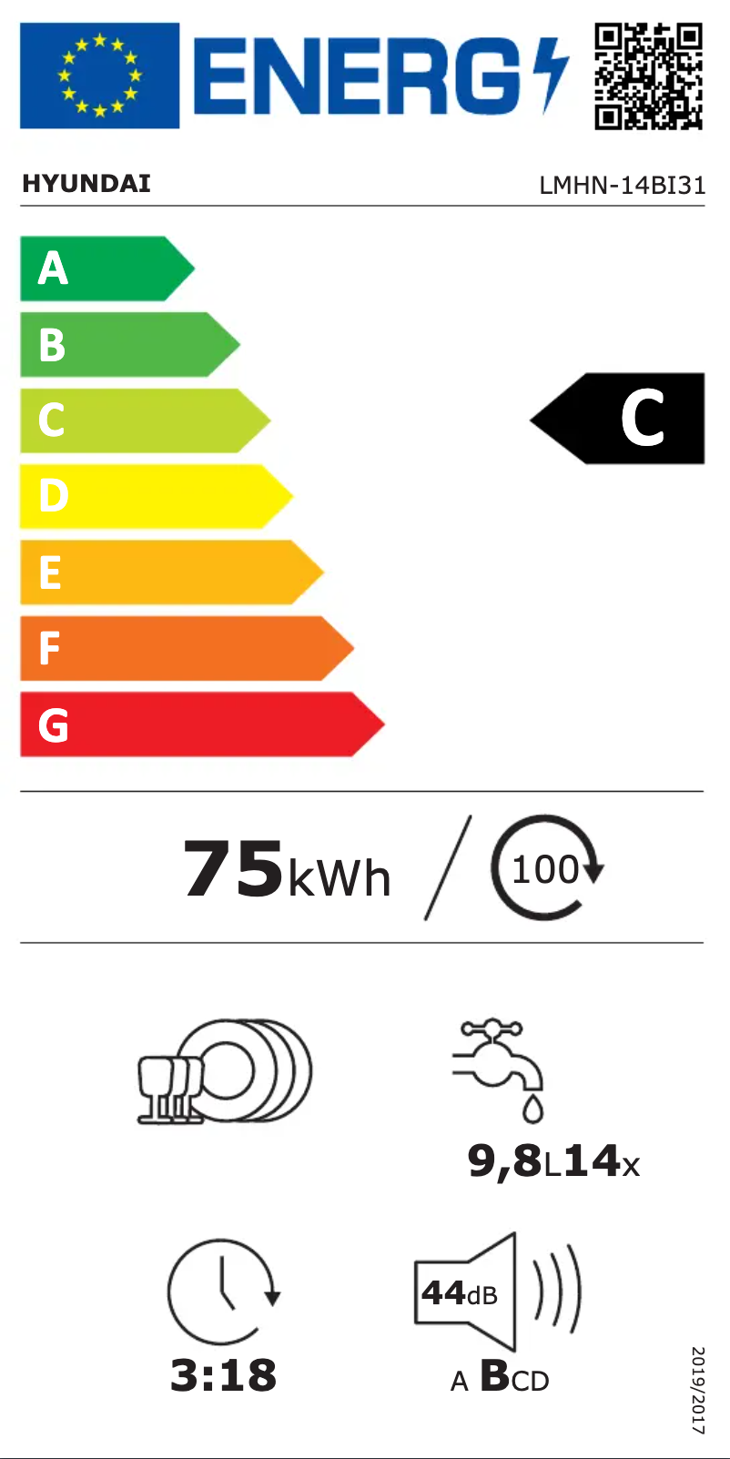 Image de la première page du manuel de l'appareil LMHN-14BI31