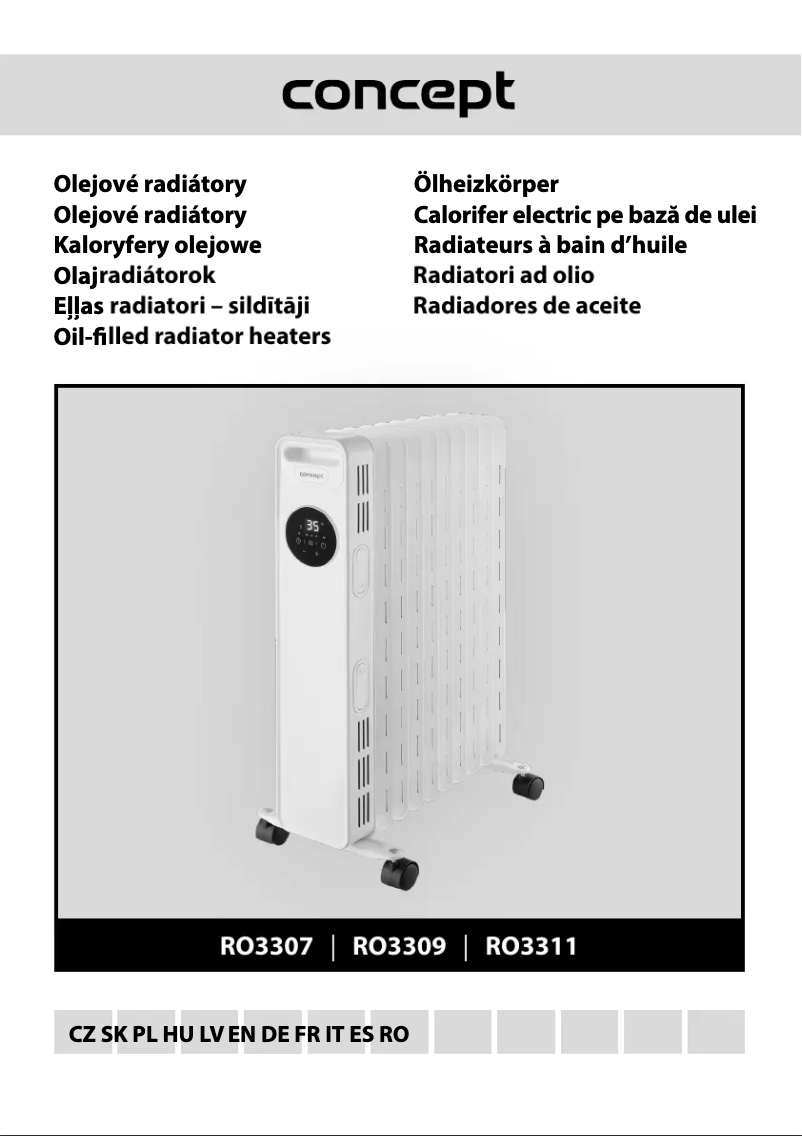 Image de la première page du manuel de l'appareil RO3307