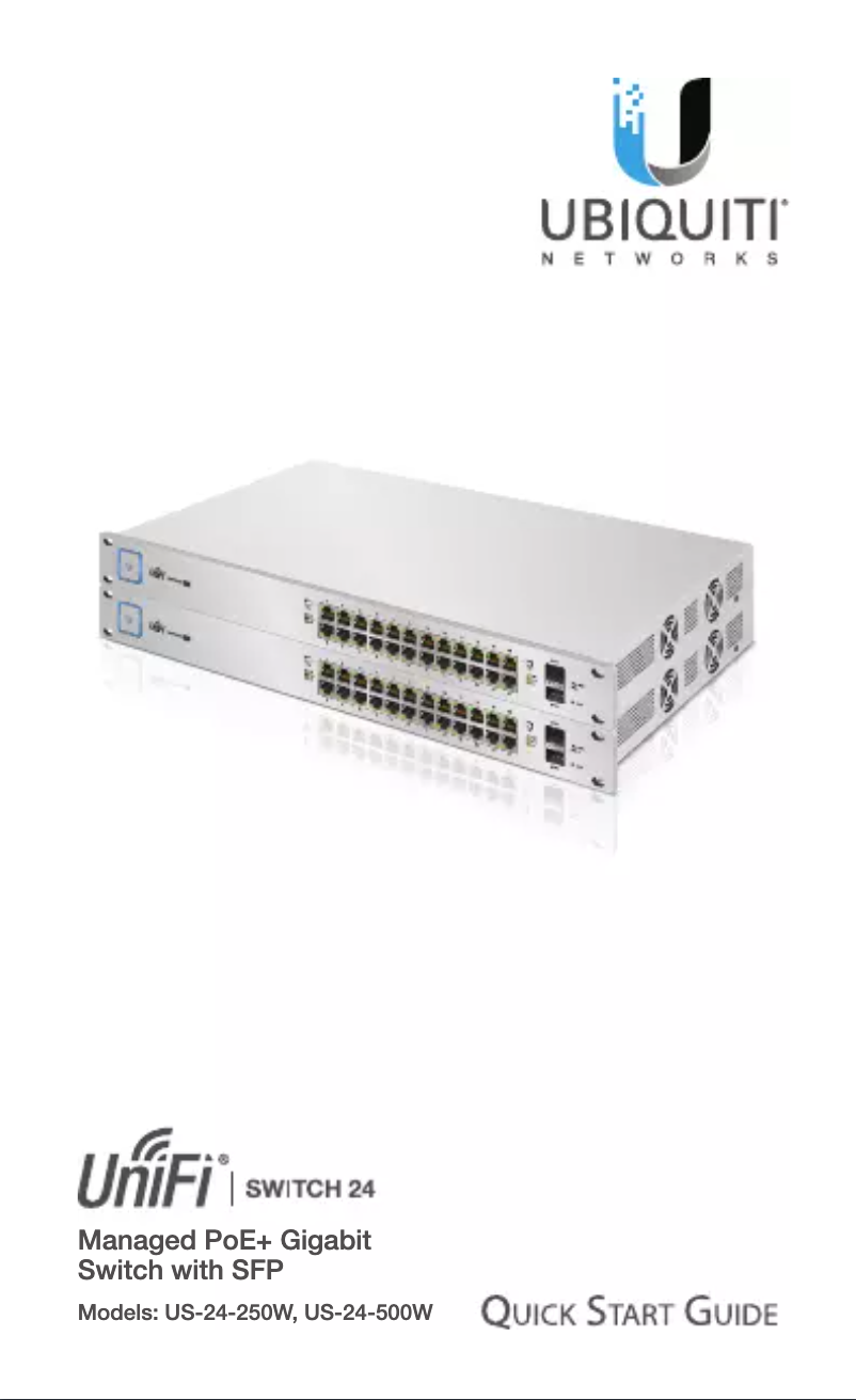 Page 1 de la notice Manuel utilisateur Ubiquiti Networks US-24-500-W