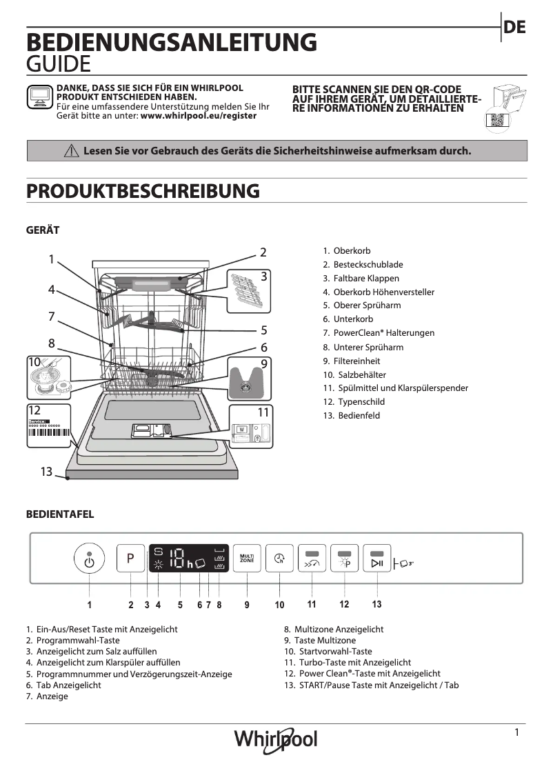 Imagen de la primera página del manual del dispositivo WI 7020 PEF