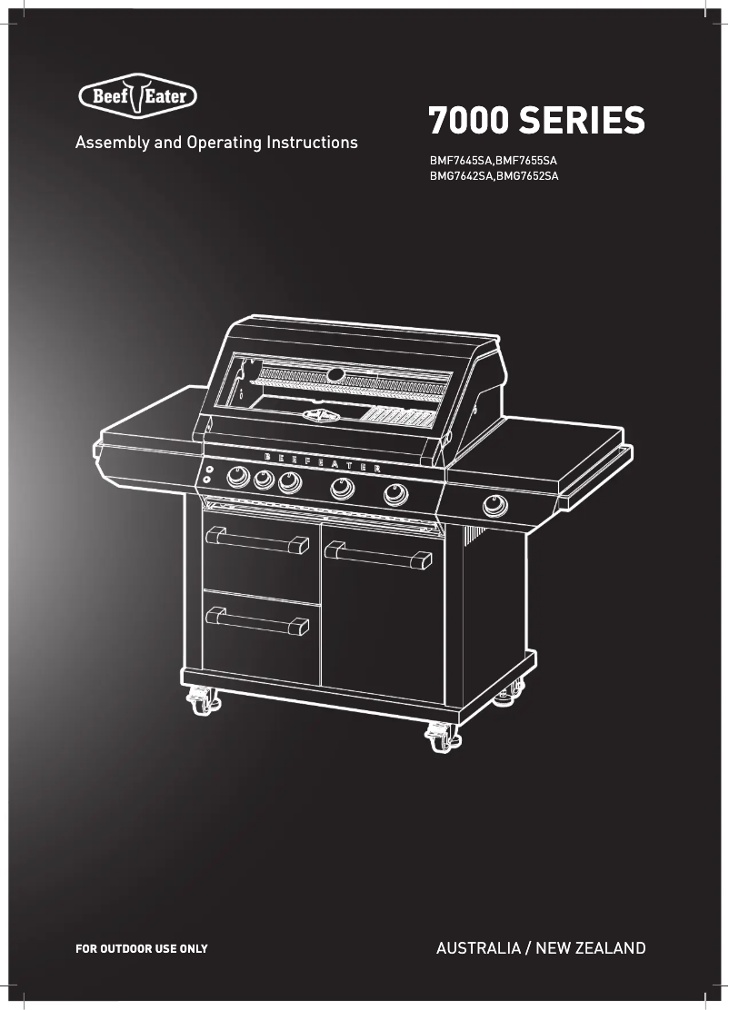 Page 1 de la notice Manuel utilisateur BeefEater 7000 Classic BBG7640SA