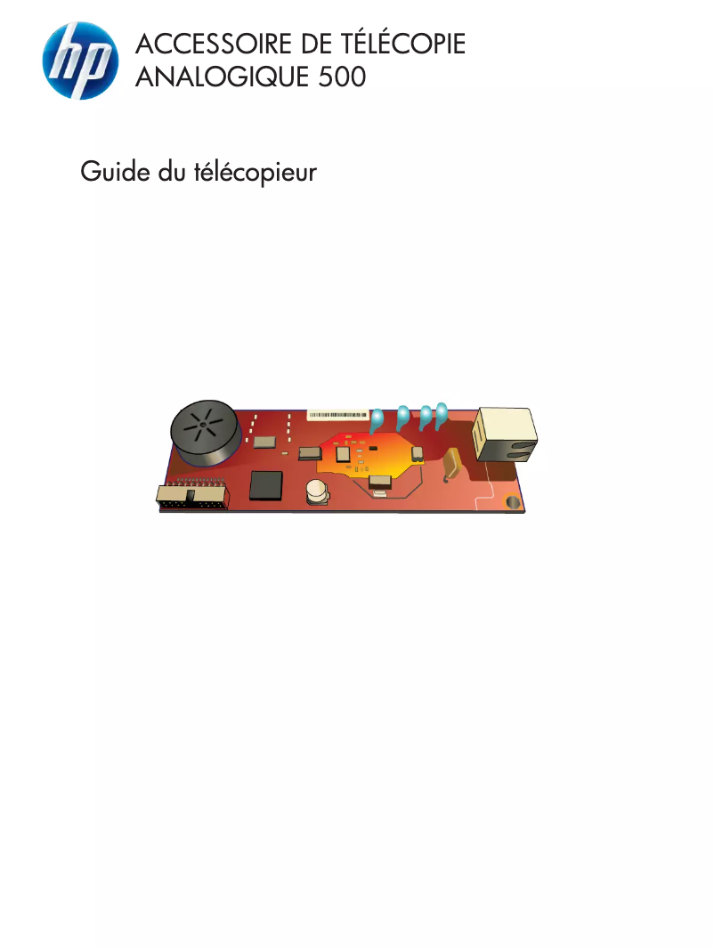 Page 1 de la notice Manuel utilisateur HP Officejet Enterprise Color MFP X585dnm