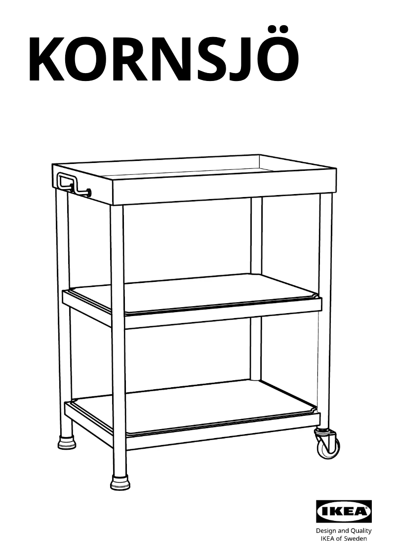 Image de la première page du manuel de l'appareil KORNSJÖ 804.715.72