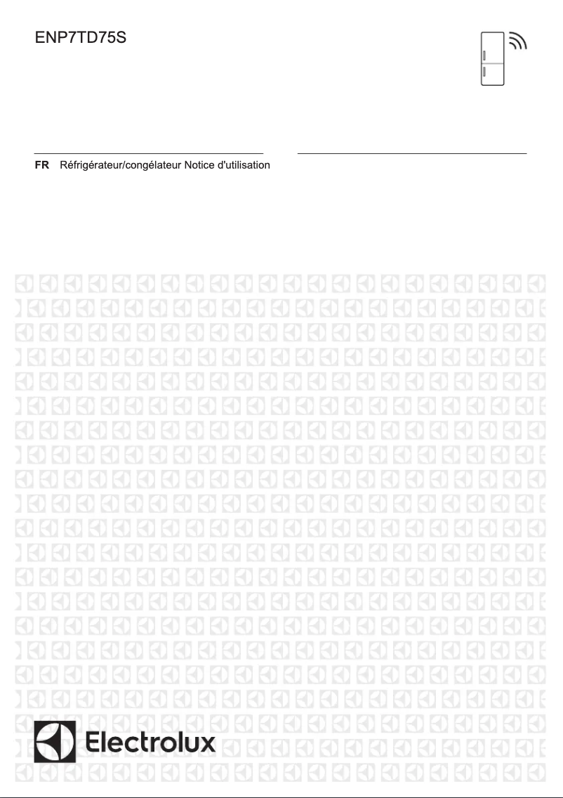 Page 1 de la notice Manuel utilisateur Electrolux ENP7TD75S
