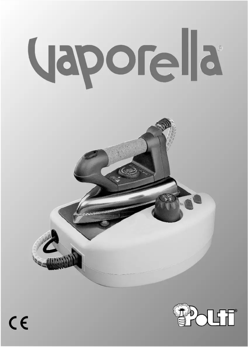 Image de la première page du manuel de l'appareil Vaporella Prof-1300