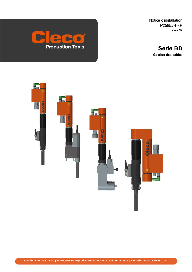 Page n°1 - Manuel utilisateur Cleco 1BD12T1S-A