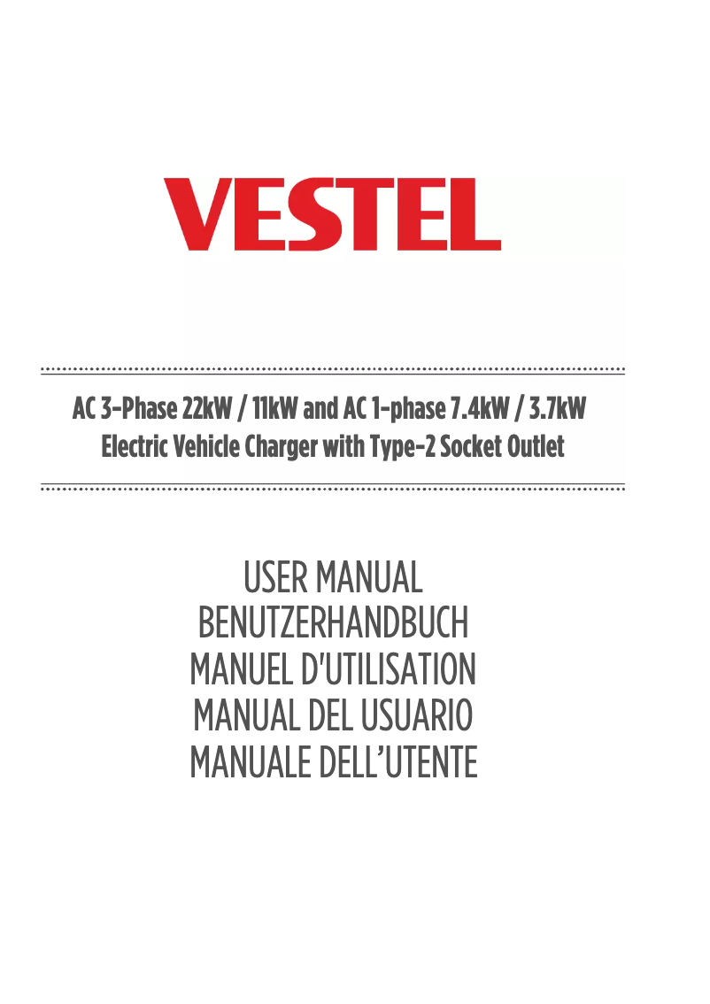 Image de la première page du manuel de l'appareil EVC02-AC3