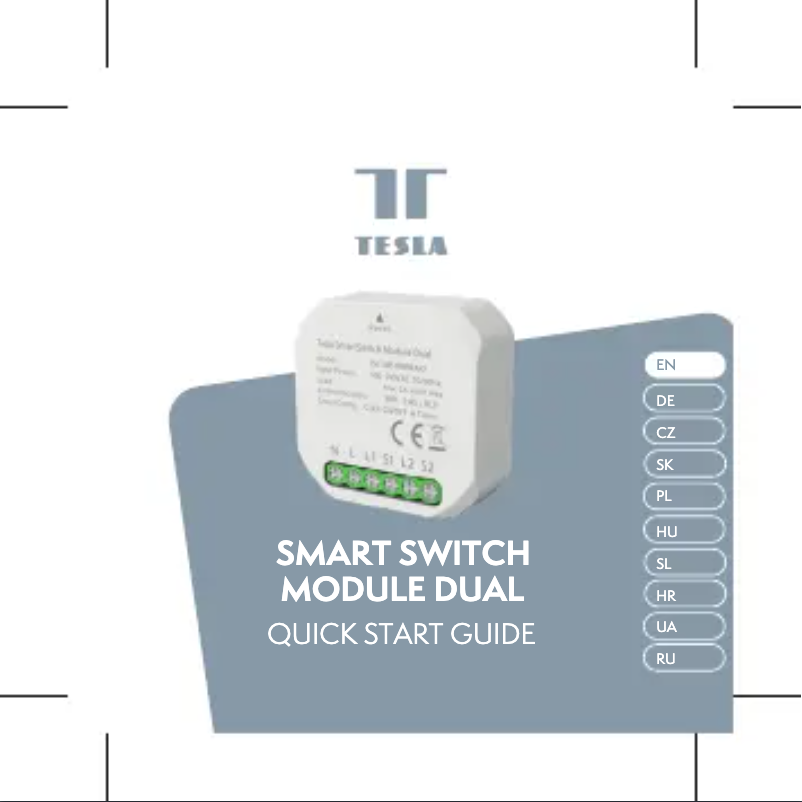 Page n°1 - Manuel utilisateur Tesla Smart Switch Module Dual