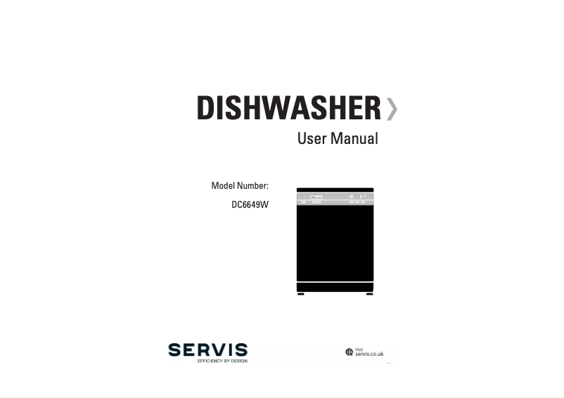 Image de la première page du manuel de l'appareil DC6649W