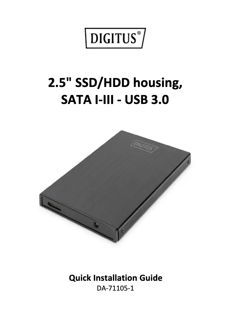 Image de la première page du manuel de l'appareil DA-71106