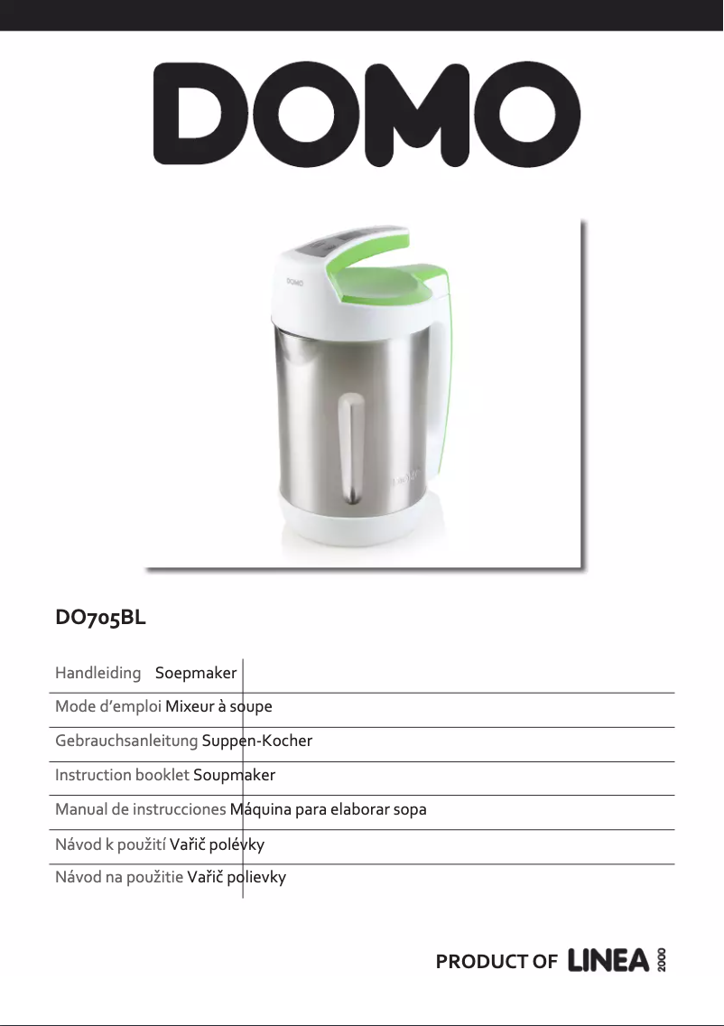 Page n°1 - Manuel utilisateur Domo DO705BL